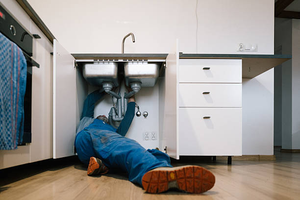 Professional Pipe Repair technician working in Pendleton, IN